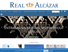 Tablet Screenshot of alcazarsevilla.org